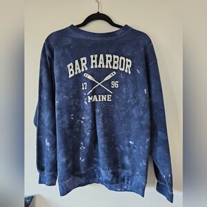 Otto collection bar harbor maine tie dye crewneck